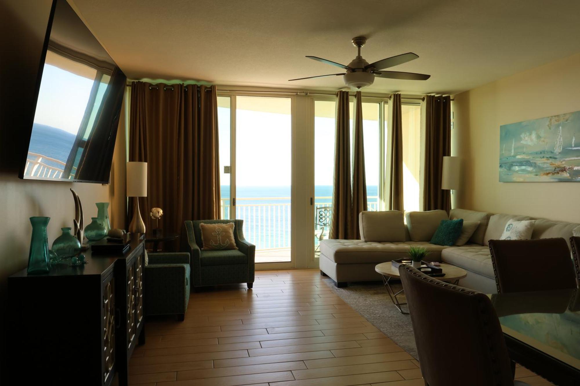 Aqua 1504 Beachfront Condo With Free Beach Chairs 巴拿马城 外观 照片