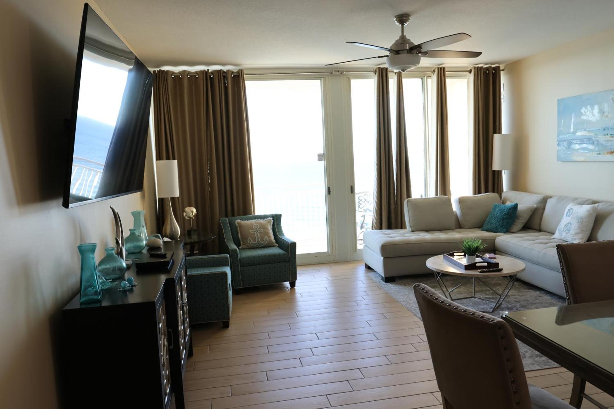 Aqua 1504 Beachfront Condo With Free Beach Chairs 巴拿马城 外观 照片