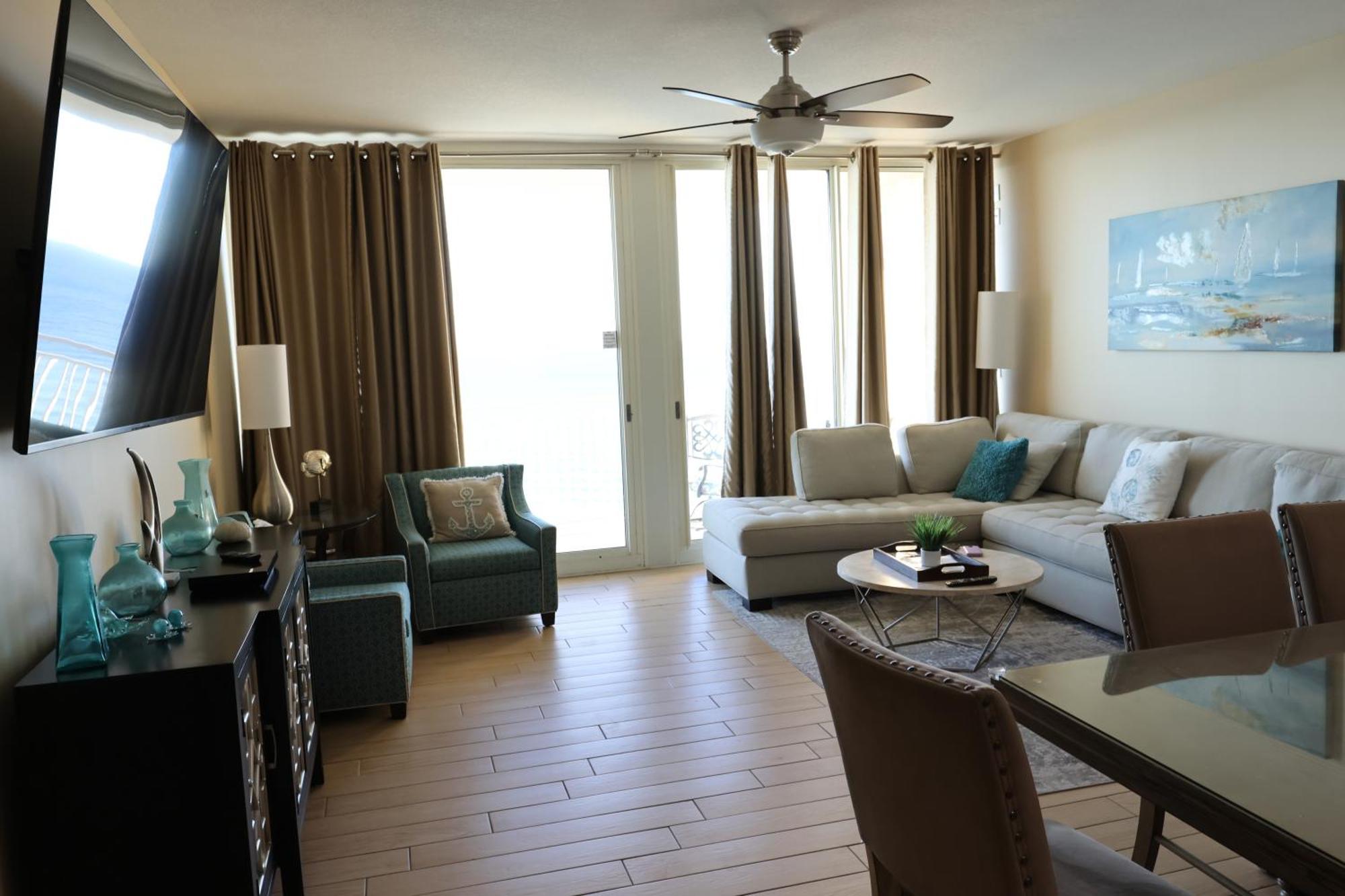 Aqua 1504 Beachfront Condo With Free Beach Chairs 巴拿马城 外观 照片